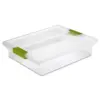 Sterilite Clip Storage Box Green