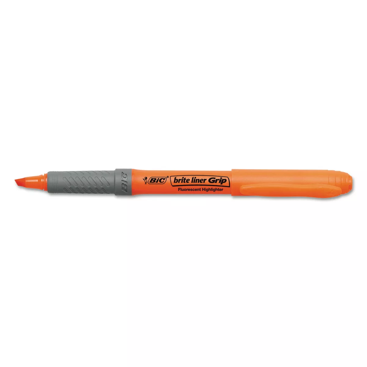 Bic Brite Liner Grip Highlighter Chisel Tip Fluorescent Colors 5/Set GBLP51ASST