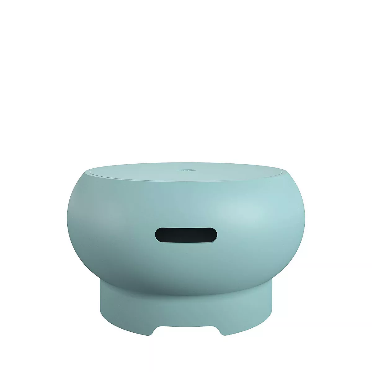 Asher 27" Outdoor Wood Burning Fire Pit with Grilling Surface - Aqua Haze - Novogratz