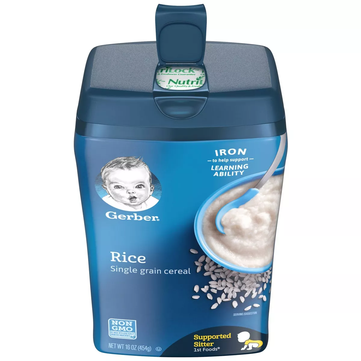 Gerber Single Grain Rice Baby Cereal - 16oz