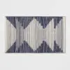 1'8"x2'10" Damask Woven Accent Rug Navy/Off White - Room Essentials™