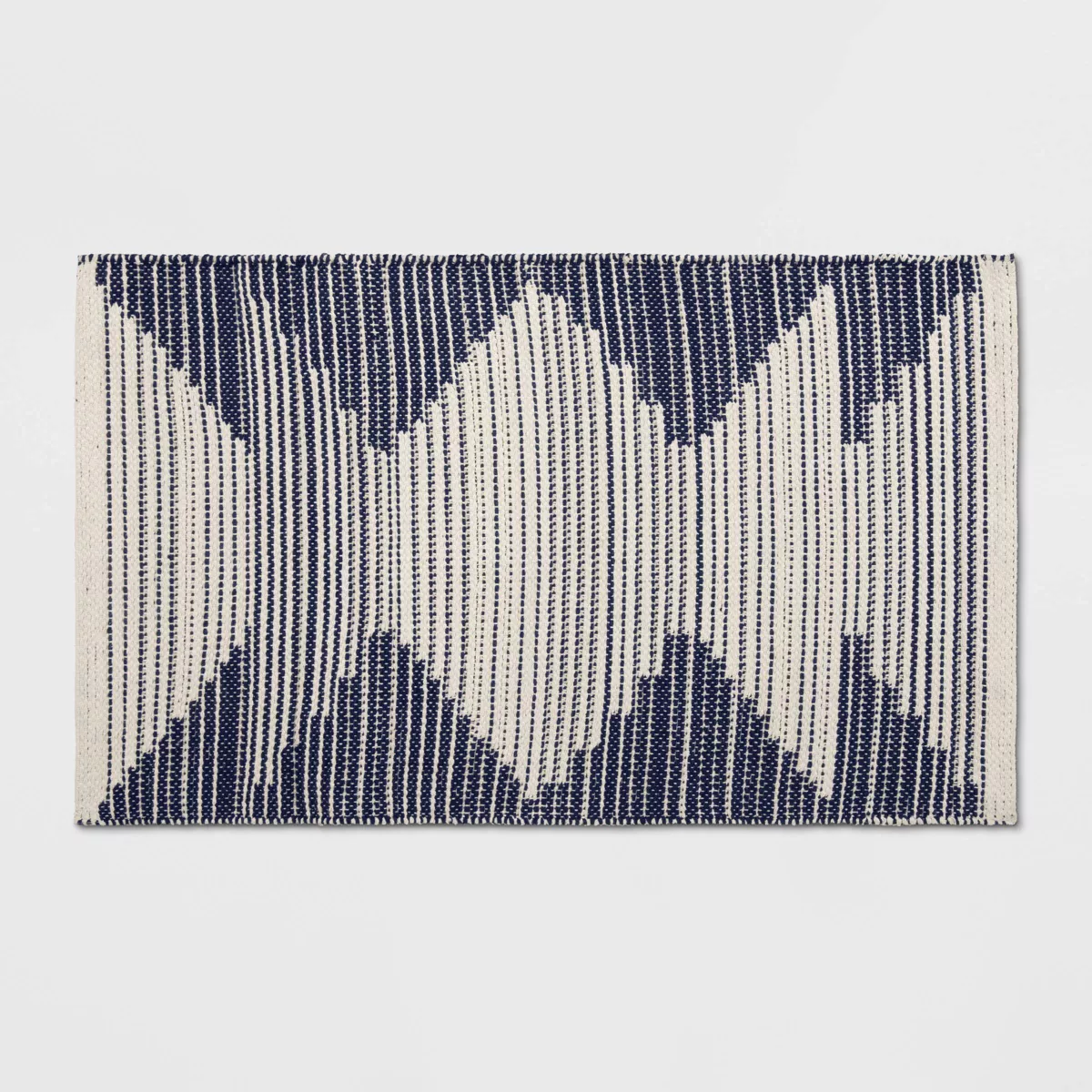 1'8"x2'10" Damask Woven Accent Rug Navy/Off White - Room Essentials™