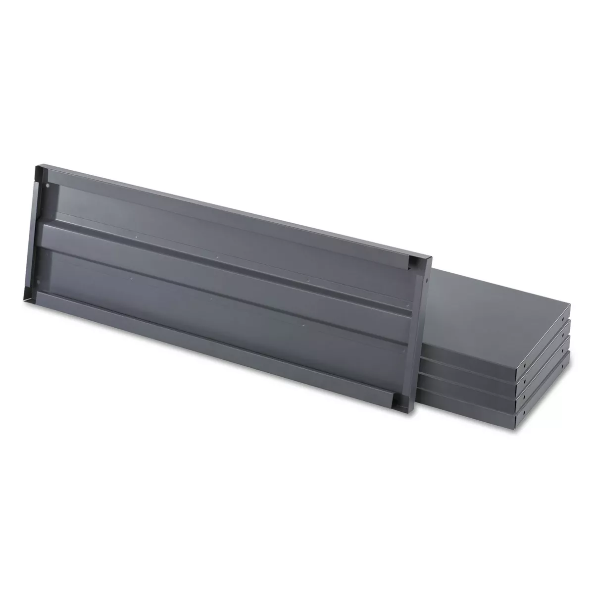 Safco Commercial Steel Shelving Unit Five-Shelf 36w x 18d x 75h Dark Gray 6266