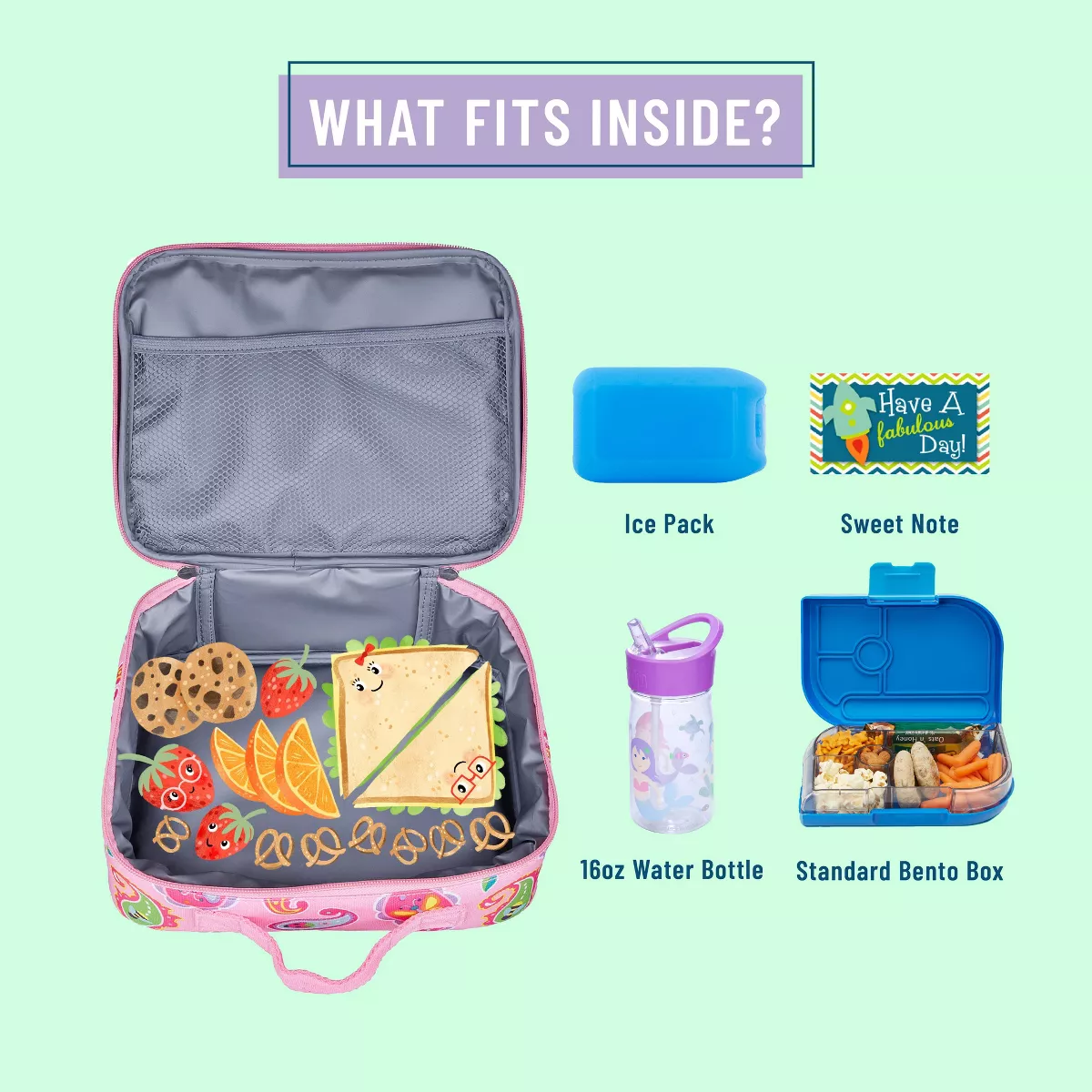 Wildkin Olive Kids' Paisley Lunch Box