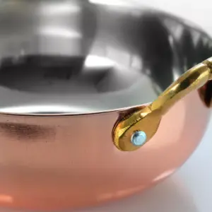 Gibson Rembrandt 5.3 Inch 6 Piece Mini Copper Plated Serving Bowls