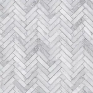 Marble Herringbone Tile Peel & Stick Wallpaper Gray - Threshold™