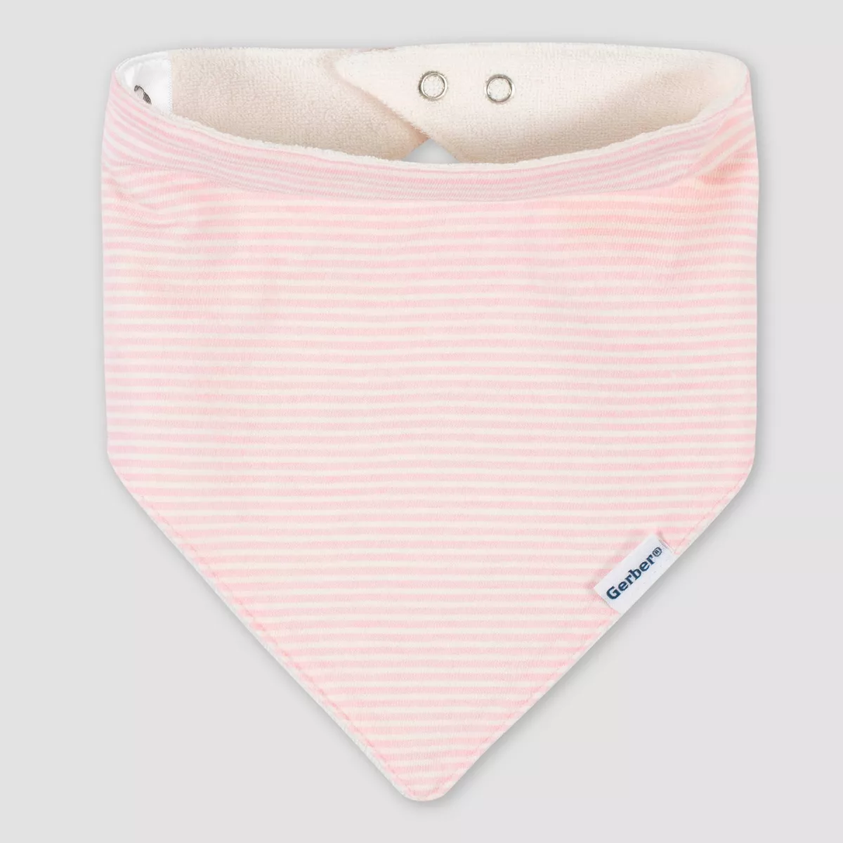 Gerber Baby Girls' 4pk Fox Bandana Bib - Blue