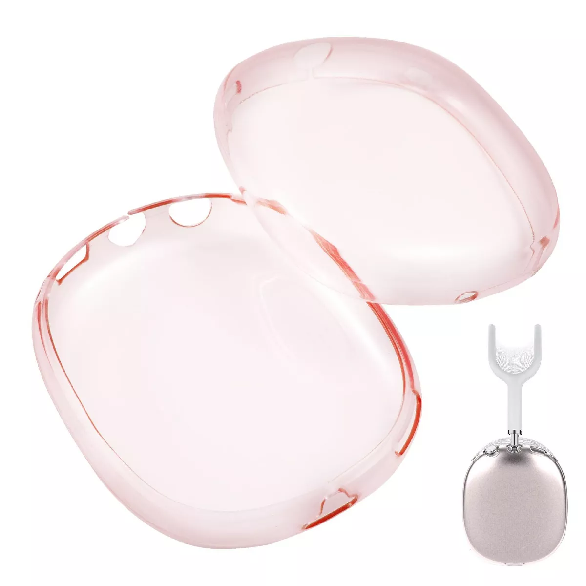 Insten EarCups Protector Case For Airpods Max Headphone, Soft TPU Ear Cups Cover Protection Accessories, Pink