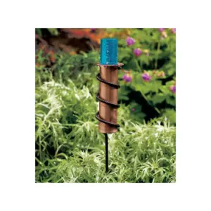 Wind & Weather Plastic Floating Rain Gauge with Metal Stake