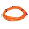 Monoprice Fiber Optic Cable - 10 Meter - Orange | LC to ST OM1, 62.5/125 Type, Multi Mode, Duplex