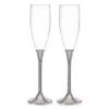 6oz Zippered Elegance Flute Drinkware Clear - Hortense B. Hewitt