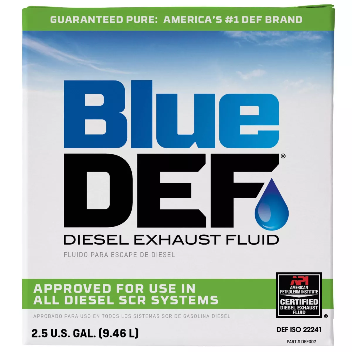 Blue Def 2.5gal Diesel Exhaust Fluid