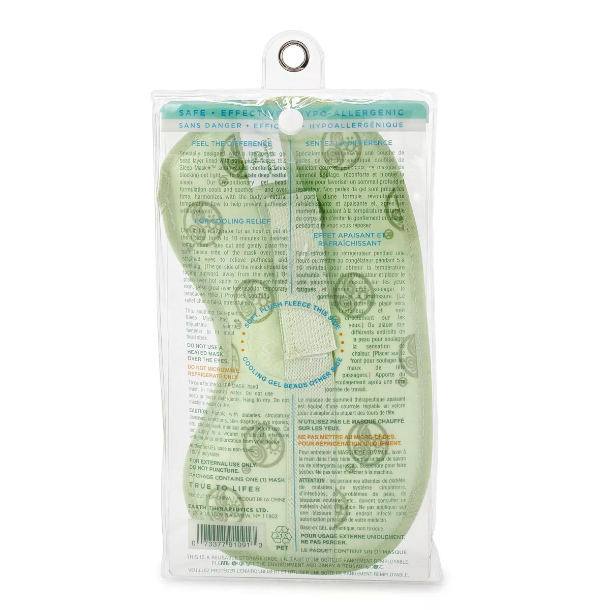 Earth Therapeutics Sleep Eye Mask - 1ct