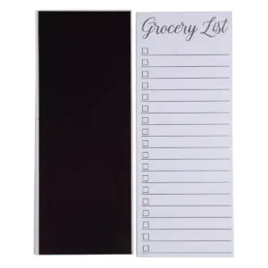 Paper Junkie 6-Pack To-Do List Notepads Magnetic Note Pads Grocery Shopping List Reminders for Fridge 3 Classic Designs 60 Sheets per Pad 3.5