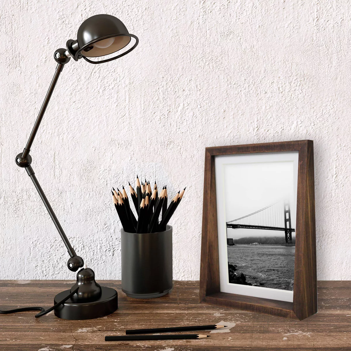 6" x 8" Matted to 5" x 7" Frame Tabletop Stained Walnut - Project 62™