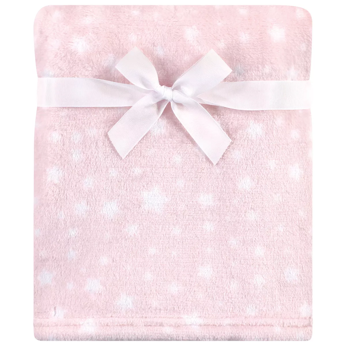 Hudson Baby Infant Girl Plush Blanket with Security Blanket, Star Girl, One Size