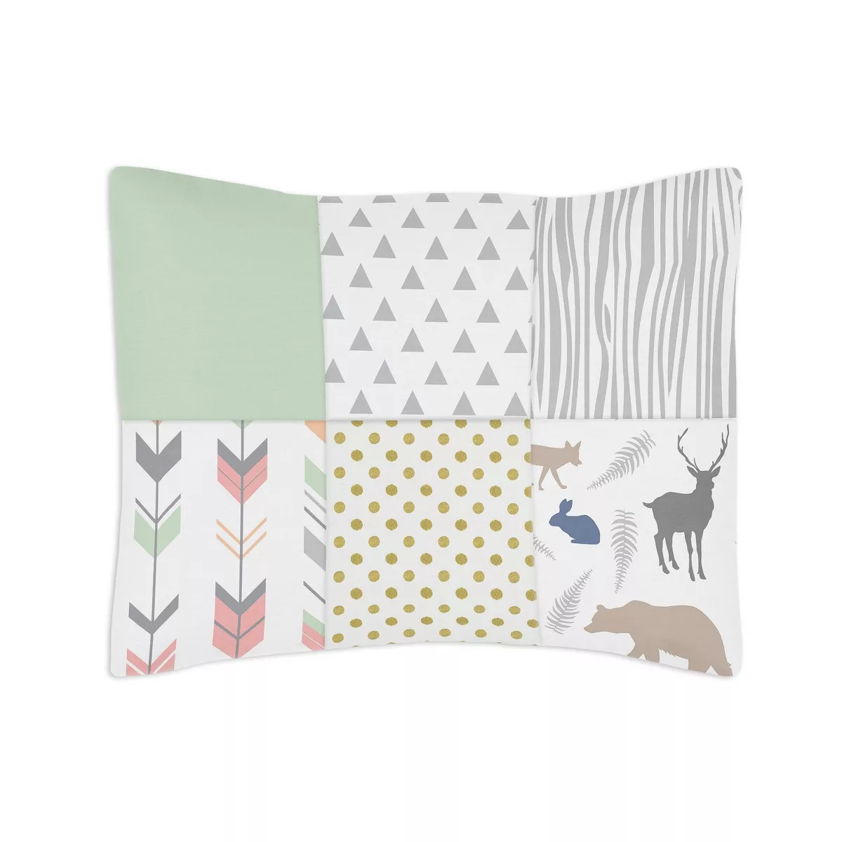 Coral & Mint Woodsy Comforter Set (Twin) - Sweet Jojo Designs