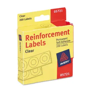 Avery Dispenser Pack Hole Reinforcements 1/4