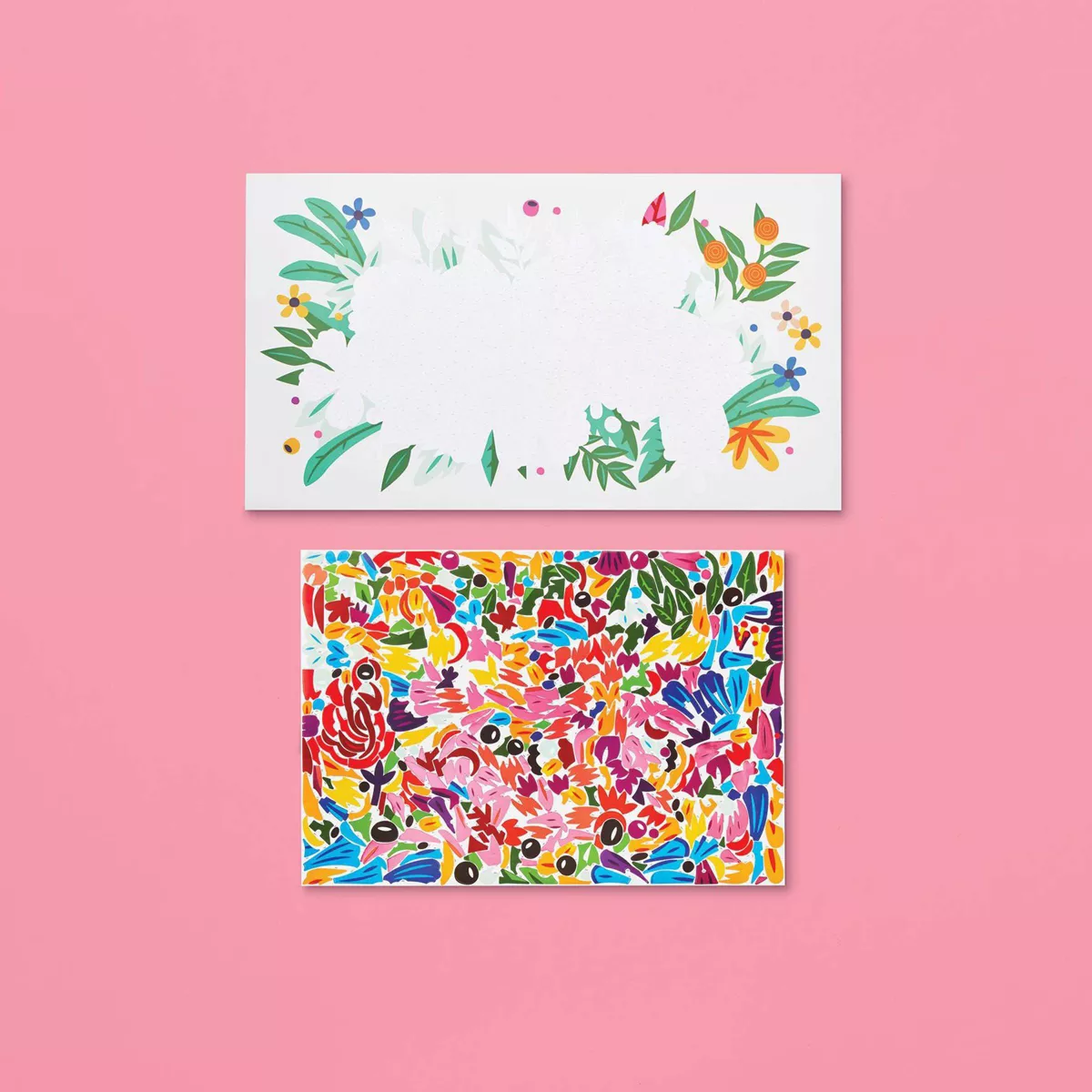 Sticker-By-Number Poster Kit Floral - Mondo Llama™