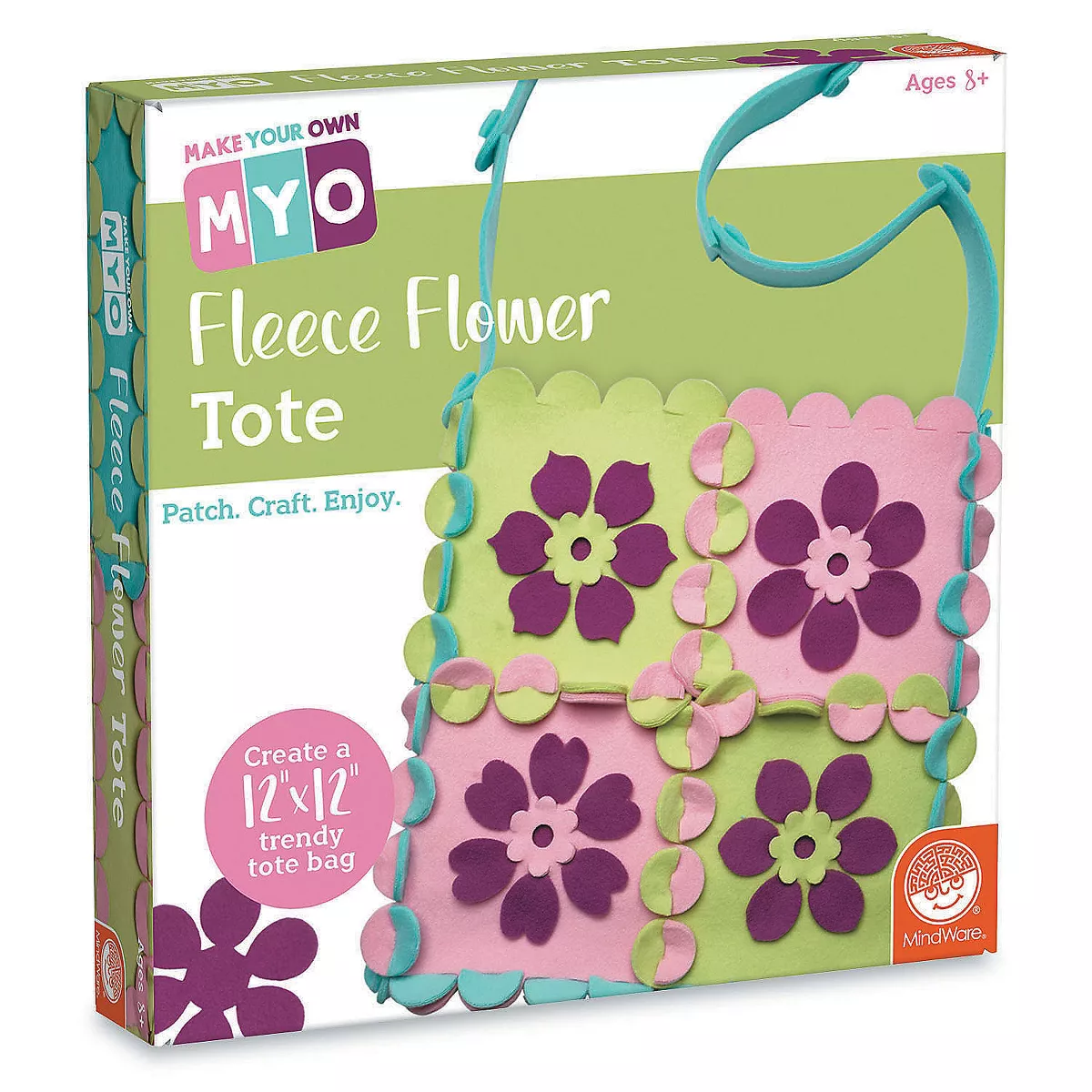 MindWare Fleece Flower Crafts: Set Of 3 - Creative Activities