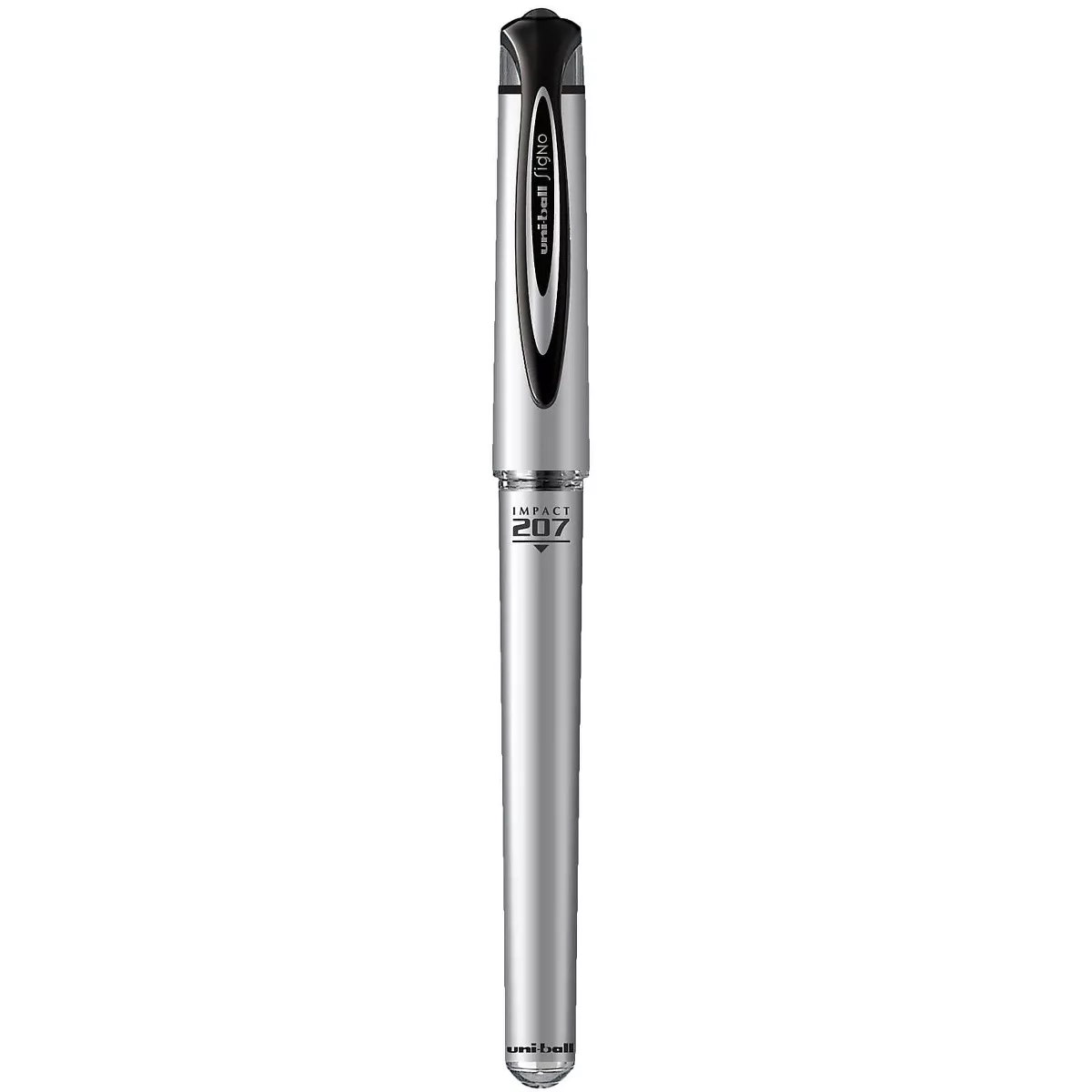 Uni-ball 207 Impact Roller Ball Stick Gel Pen Black Ink Bold 65800
