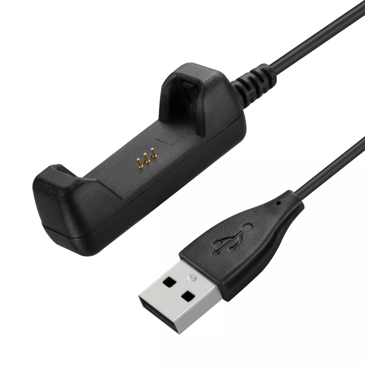 Insten 1' Replacement USB Charging Cable Cradle Dock Charger Adapter for for Fitbit Flex 2 Fitness Wristband - Black