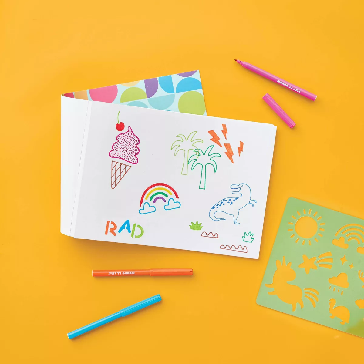 20pc Super Sketches Stencil Set - Mondo Llama™