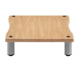 Monolith Amplifier/Component Stand XL - Maple, Open Air Design, Scratch-Resistant, Hold Up to 200lbs. Perfect Way to Organize AV Components