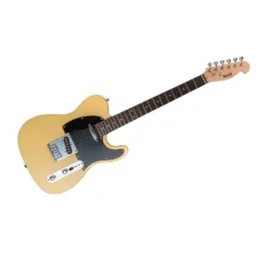 Monoprice Indio Retro Classic Electric Guitar - Blonde, With Gig Bag