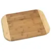Lipper International Extra Large Versatile Home 2 Toned Wood Reversible Kitchen Carving/Cutting Board, Bamboo