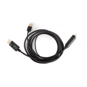 Monoprice HDMI to Displayport 1.2a Cable - 6 Feet | 4K@60Hz, For Blu-ray Disc Player, Video Game Console, Apple TV, Laptop Computer, Compatible with