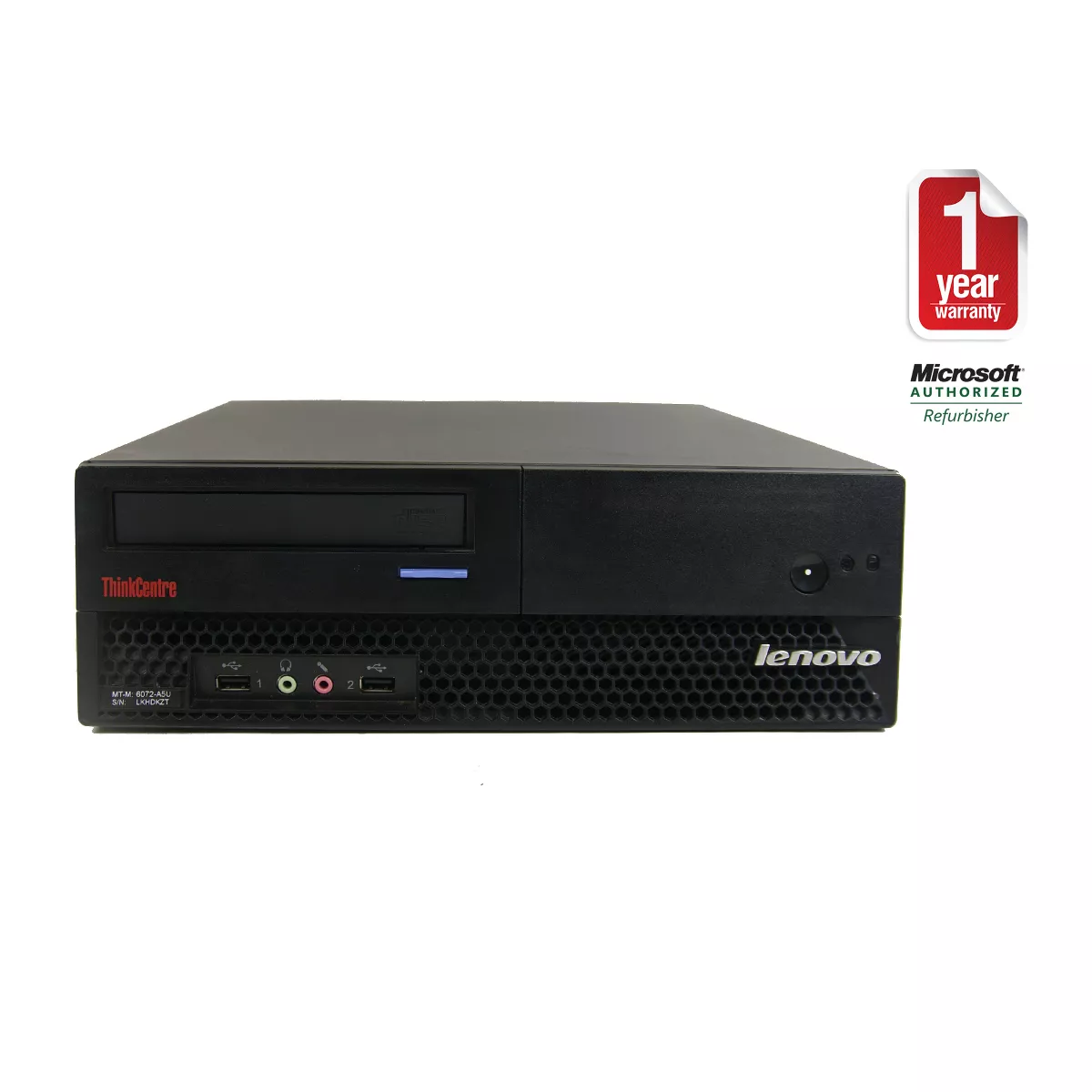 Lenovo M57p-SFF Certified Pre-Owned PC, C2D-2.33, 2GB Ram, 160GB HDD, DVD, Win10 Home Manufactured Refurbished