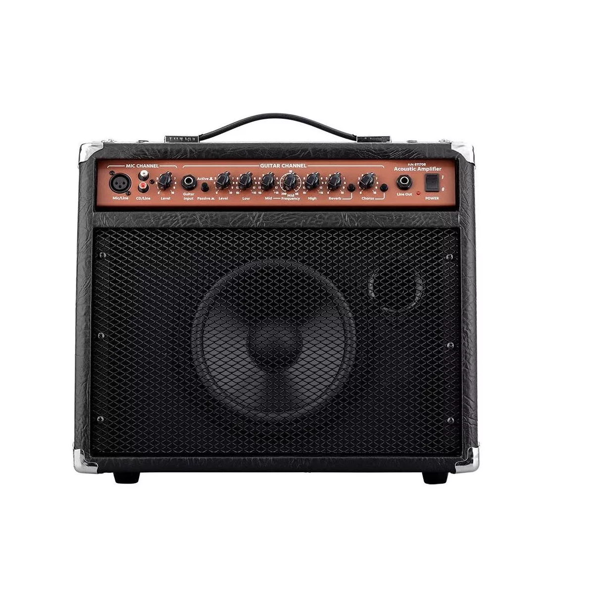 Monoprice 20-Watt Acoustic Guitar Amplifier, 3-Band EQ With Frequency Selector, Perfect For Both Practice and Small Gigs - Stage Right Series