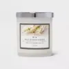 11oz Lidded Milky Glass Jar Apple Blossom and Breeze Candle - Threshold™
