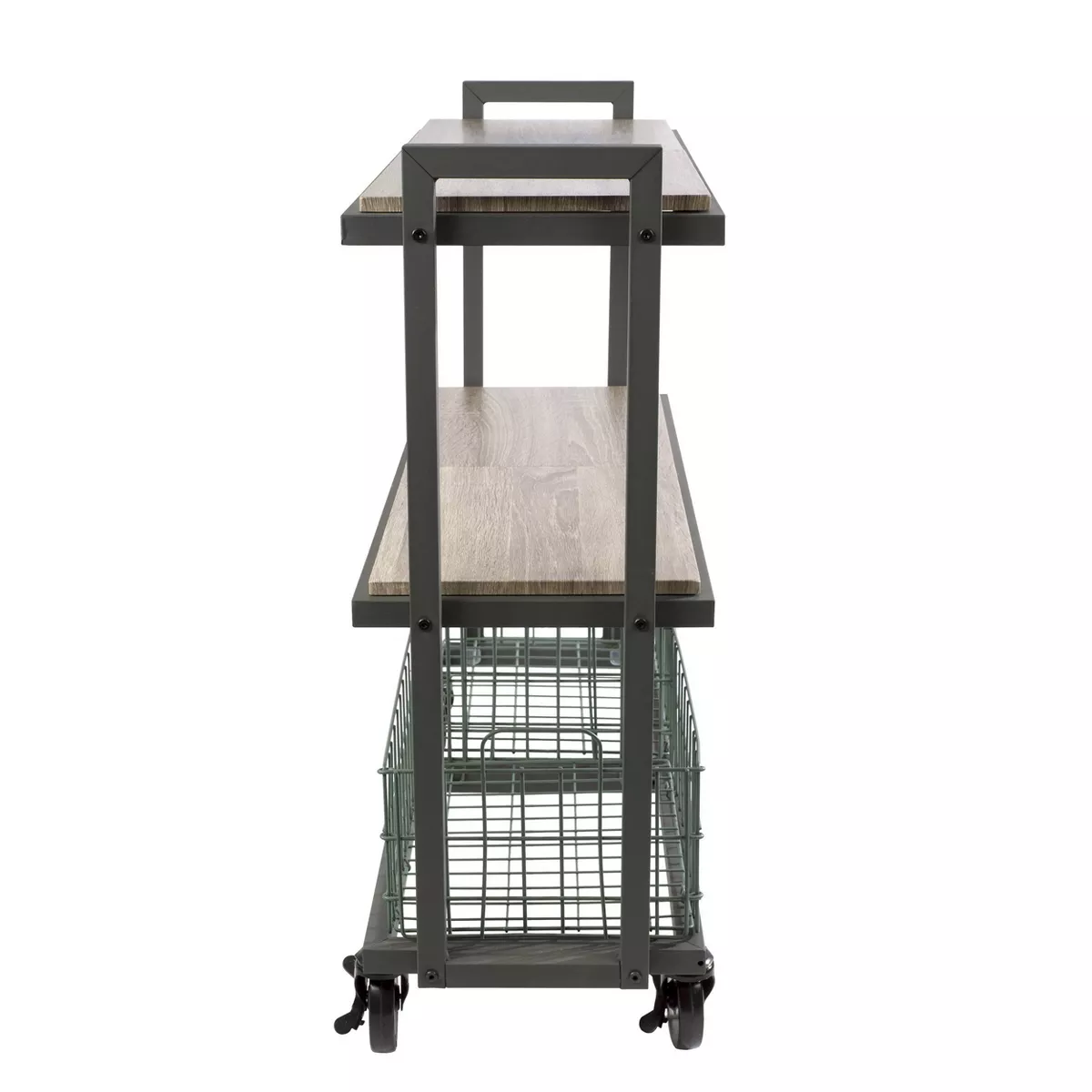 Cart System with wheels 3 Tier Green - Atlantic