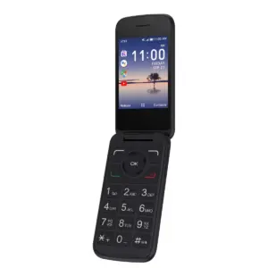 AT&T Prepaid Alcatel SMARTFLIP Phone (4GB) - Black