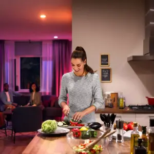 Philips Hue 4pk White and Color Ambiance A19 LED Smart Bulb Starter Kit