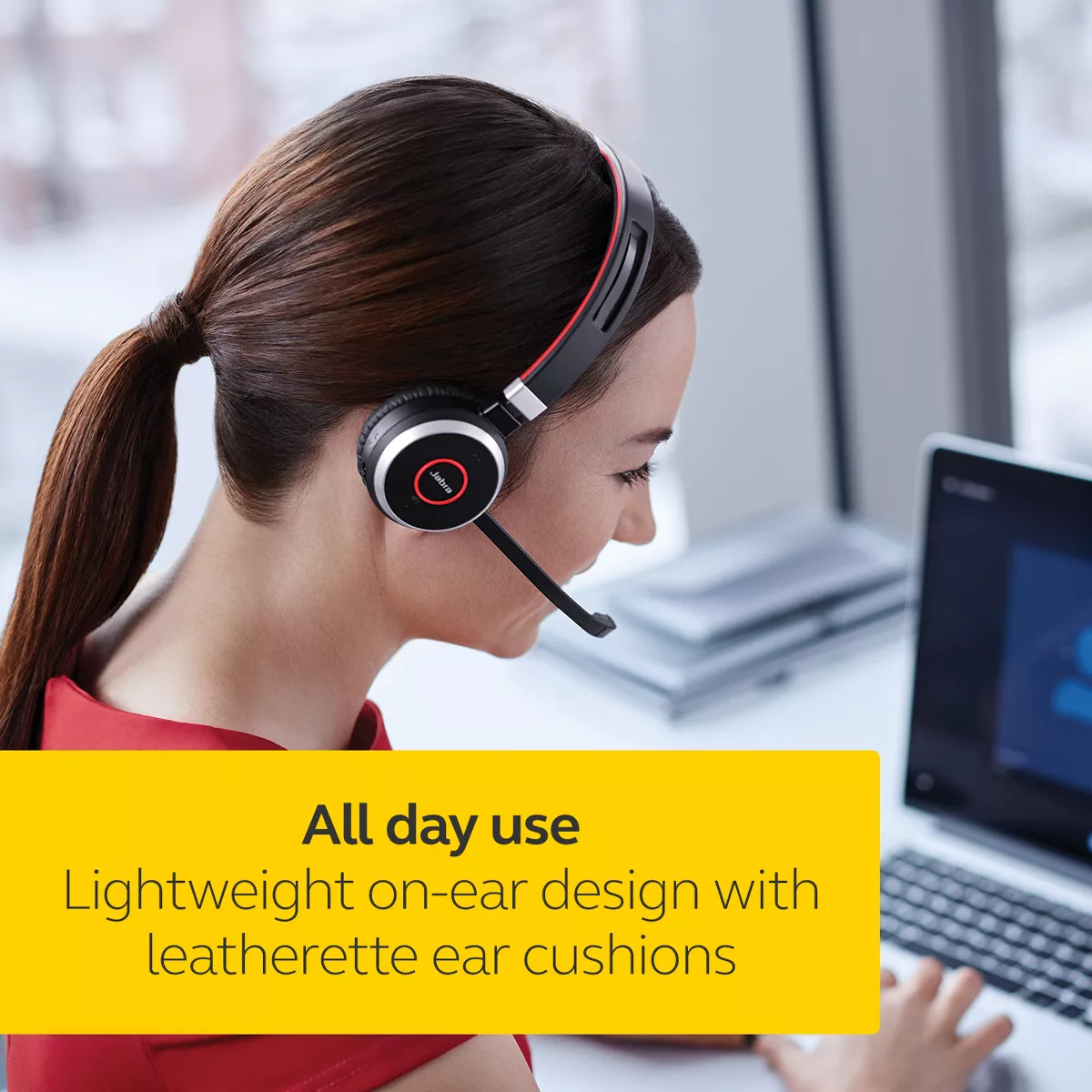 Jabra Evolve 65 MS Mono Wireless Headset / Music Headphones
