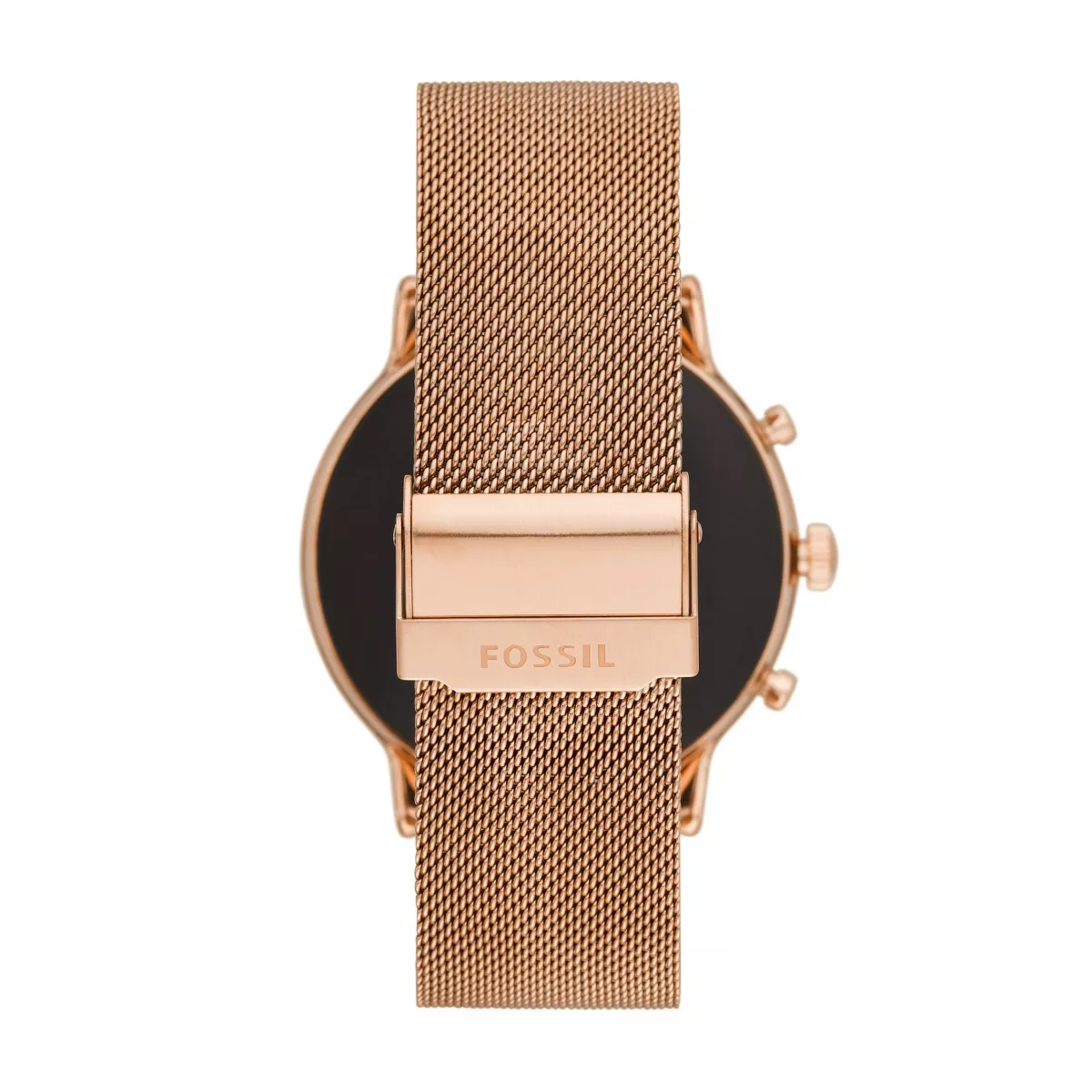 Fossil Gen 5 Smartwatch Julianna HR 44mm - Rose Gold-Tone Stainless Steel Mesh