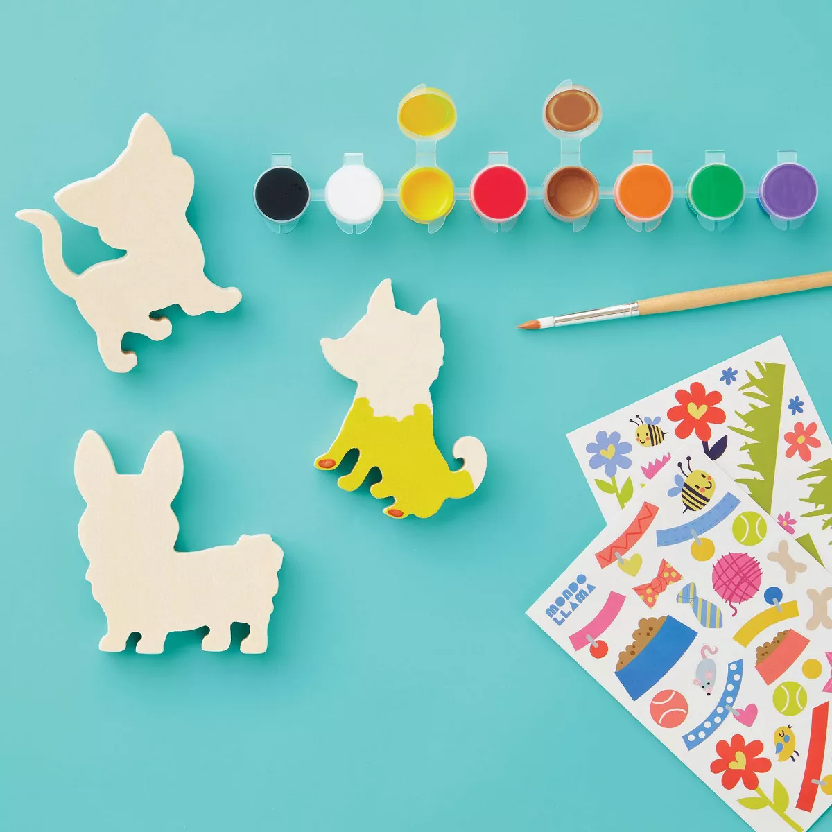 Paint-Your-Own Wood Pets Kit - Mondo Llama™