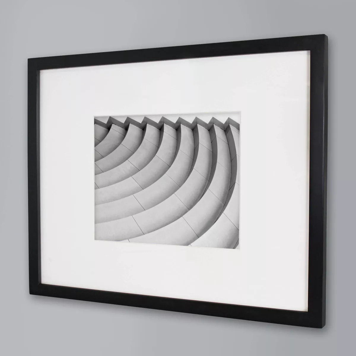 14" x 18" Matted Wood Frame Black - Made By Design™