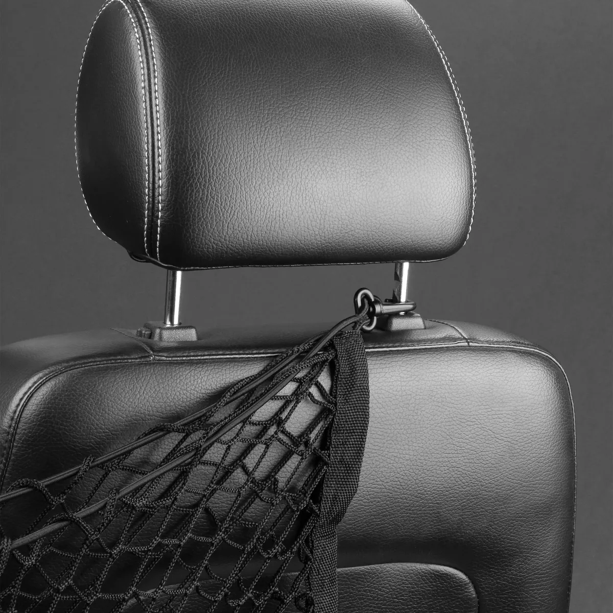 Turtle Wax Backseat Cargo Net Organizer - Black