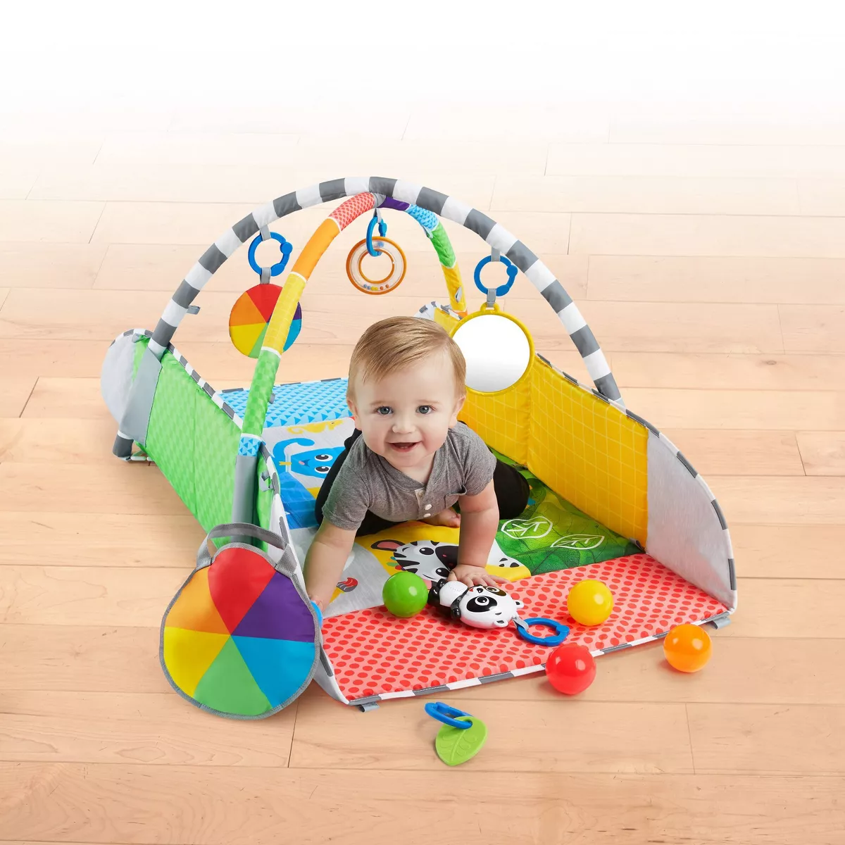 Baby Einstein Patch's 5-in-1 Activity Play Gym & Ball Pit - Color Playspace