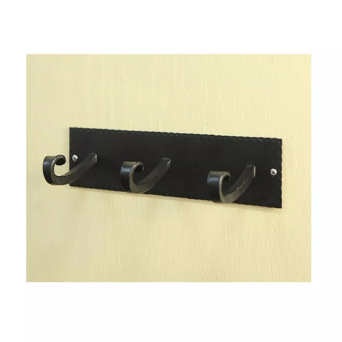 Lodge Triple Hook Bracket with Hooks Black - ACHLA Designs
