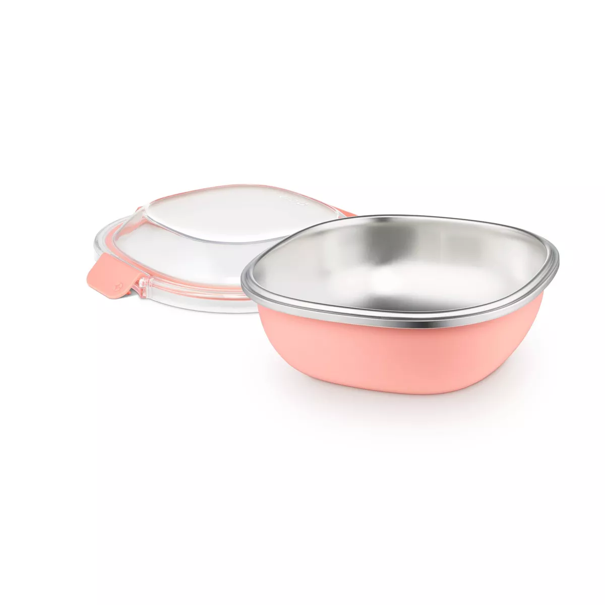 Ello 5 Cup Stainless Steel Lunch Bowl - Peach