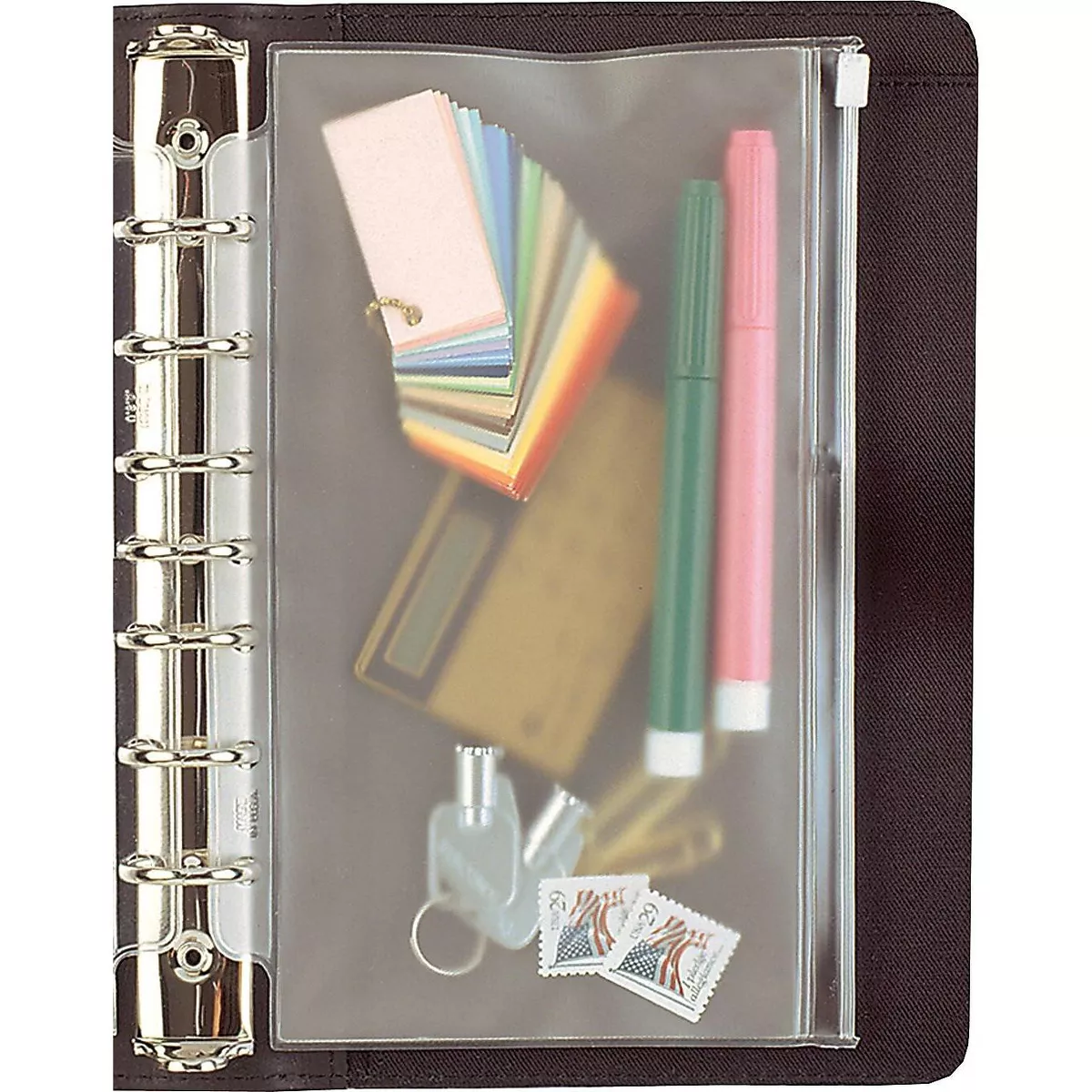Day-Timer Vinyl Zip Pouch Loose-Leaf Desk 455170