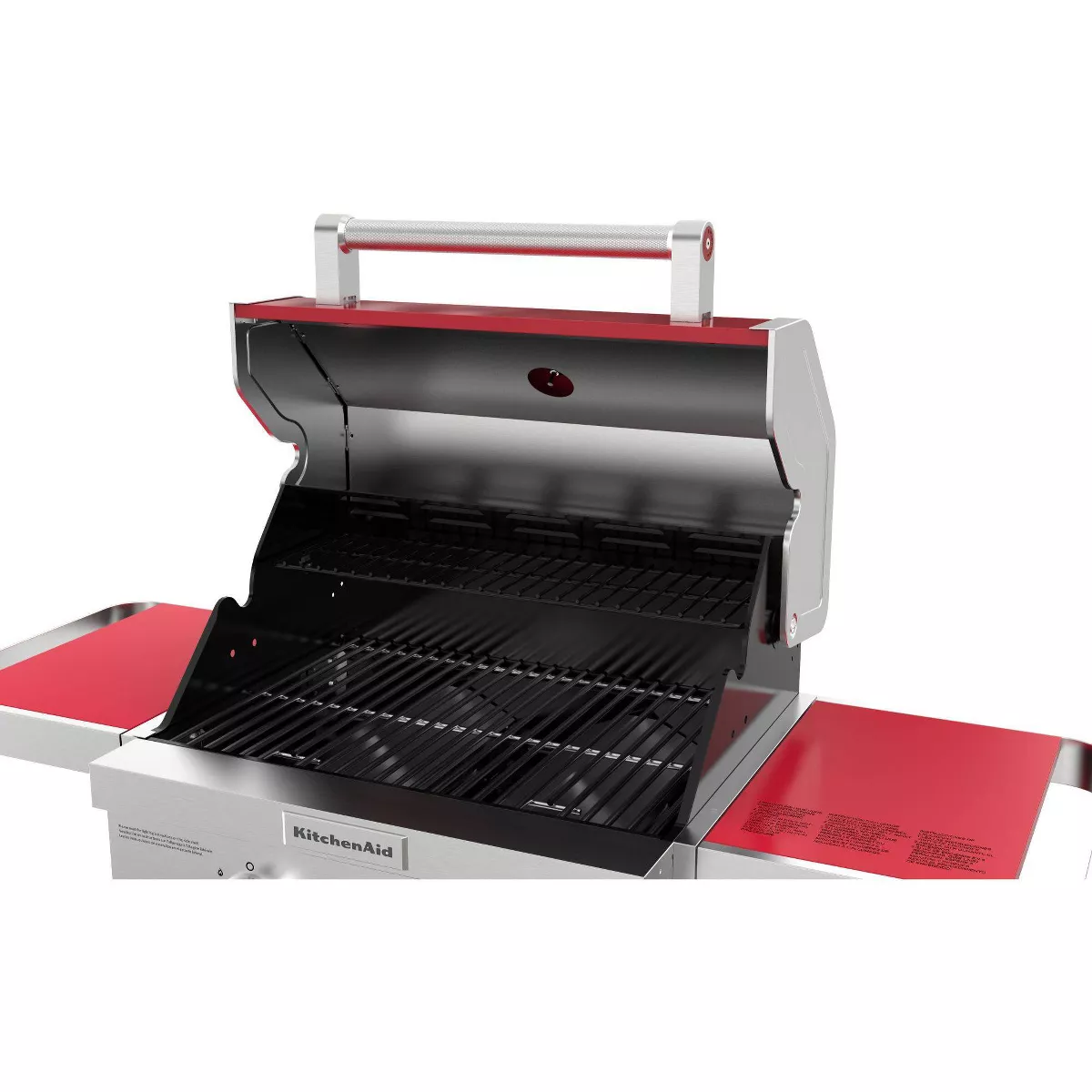 KitchenAid 720-0891CACO 2 Burner Stainless Steel Gas Grill with Grill Cover - Red
