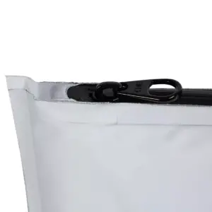 Elkton Outdoors ELK-FCB-60 60-Inch Insulated Large Portable Fish Cooler Kill Bag with 4 Handles, Removable Shoulder Strap, White