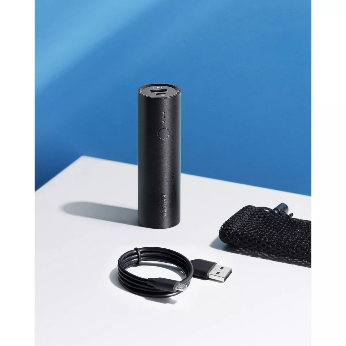 Anker Powercore Lipstick 5000 mAh Power Bank - Black