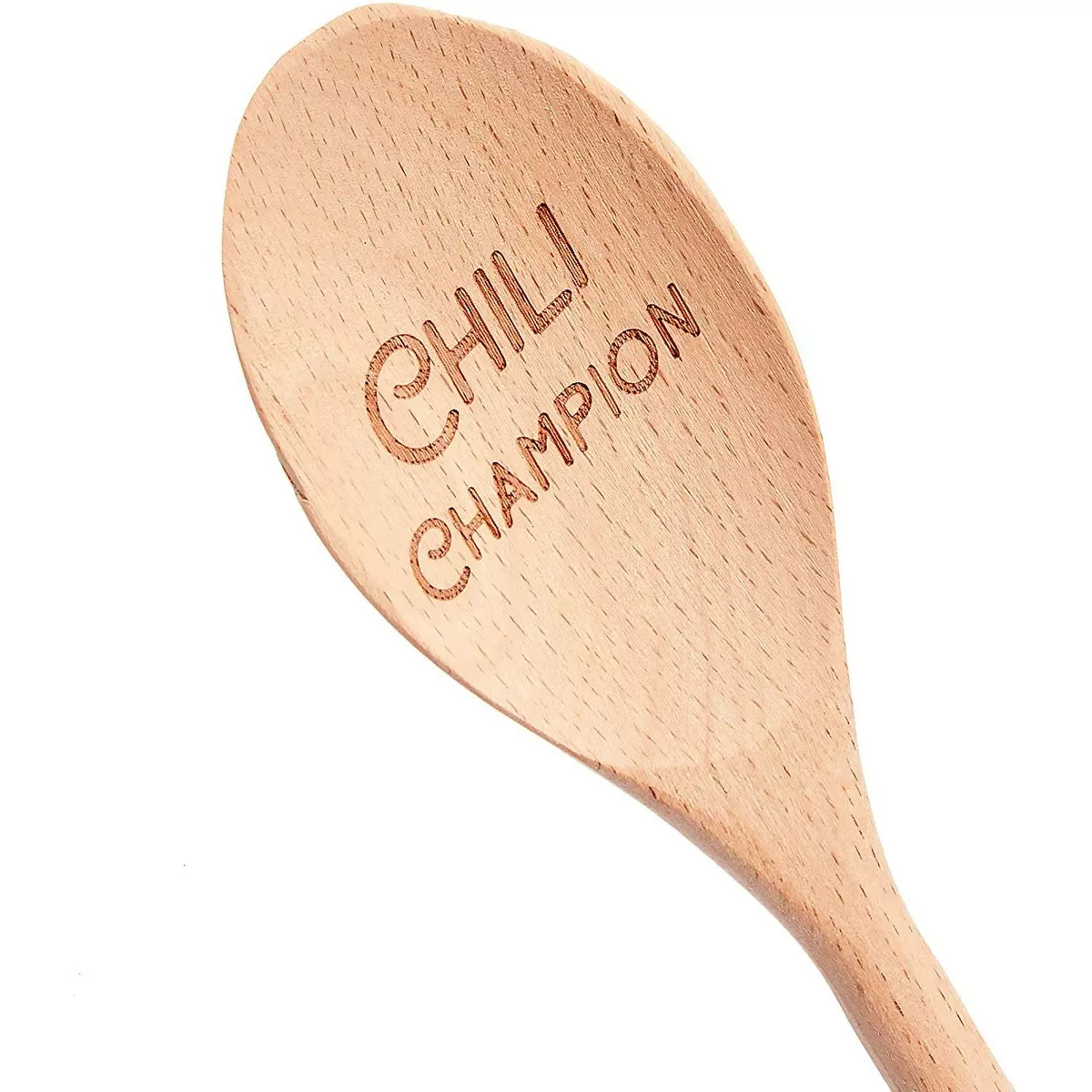 Farmlyn Creek Wooden Spoons for Cooking, Chili Champion (14 In)